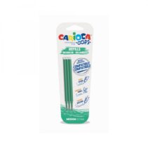 Carioca Oops Pack de 3 Recambios para Boligrafo Borrable - Tinta Termo Sensible - Punta de 0.7mm - Compatibles con Boligrafo Oops - Color Verde