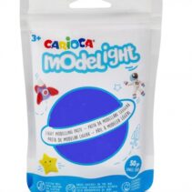 Carioca Modelight Pack de 50gr de Masa de Modelar - Super Ligera - Elastica y Maleable - Se Seca al Aire - No Ensucia las Manos - Reutilizable con Agua - Color Azul