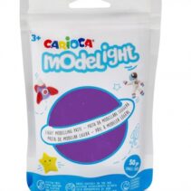 Carioca Modelight Pack de Pasta de Moldear Super Ligera - Elastica y Maleable - Se Seca al Aire - No Ensucia las Manos - Reutilizable con Agua - Color Morado