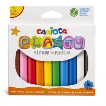 Carioca Pack de 10 Plastilinas - Facil de Usar - No Se Seca - Reutilizable - Colores Brillantes y Mezclables - Libre de Gluten - Color Varios