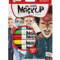 Carioca Mask Up Pack de 6 Colores para la Piel en Barra - Colores Brillantes - Lavables - Base Agua - Incluye 2 Tutoriales Paso a Paso - Color Varios