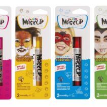 Carioca Mask Up Surt Pack de 12 Blisters de Colores para la Piel en Barra - Colores Brillantes - Lavables - Base Agua - Dermatologicamente Testados - Colores Mezclables - Color Varios