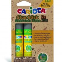 Carioca Eco Family Pack de 2 Pegamentos de Barra - Ideal para Casa