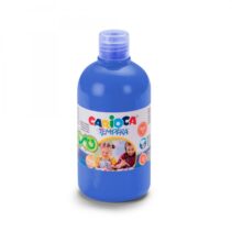 Carioca Botella de Tempera - 500ml - Colores Superlavables - Faciles de Mezclar - Aplicable en Materiales Porosos - Alta Opacidad - Color Azul