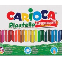 Carioca Pack de 30 Plasticeras - Extra Limpias - No Dejan Color en las Manos - Duran Tres Veces mas - Colores Brillantes y Lavables - Faciles de Afilar - Color Varios