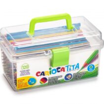 Carioca Tita Pack de 120 Lapices de Resina - Cuerpo Hexagonal - Colores Brillantes y Lavables - Escritura Blanda - Mina Segura y Resistente a Caidas - No Se Astilla - Color Varios