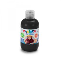 Carioca Botella Tempera 250ml - Colores Superlavables - Faciles de Mezclar - Aplicable en Materiales Porosos - Alta Opacidad - Color Negro