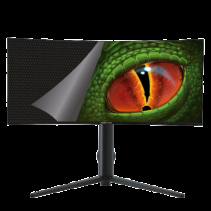 KeepOut Monitor Gaming 34" Curvo 1800R WQHD 165Hz - Respuesta 1ms - Ajustable en Altura