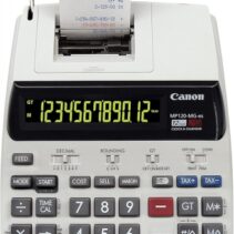 Canon MP120-MG-ES  Calculadora de Impresion con Pantalla LCD de 1 Linea 12 Digitos - Impresion en Negro y Rojo - Diseño de Teclado Espacioso