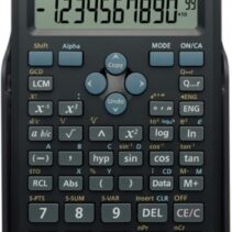 Canon F-715SG Calculadora Cientifica con Pantalla LCD 2 Lineas 16 Digitos - Calculo Interno de hasta 16 Digitos - 250 Funciones y Caracteristicas - Carcasa de Proteccion - Alimentacion Solar y Pilas - Color Negro