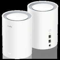 Cudy AX3000 Pack de 2 Sistemas WiFi 6 Mesh AX3000 2.5G Dual Band - Admite Ancho de Banda de 20/40/80/160MHz - 1x Puerto LAN 10/100/1000Mbps