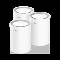 Cudy AX3000 Pack de 3 Sistemas WiFi 6 Mesh AX3000 2.5G Dual Band - Admite Ancho de Banda de 20/40/80/160MHz - 1x Puerto LAN 10/100/1000Mbps