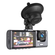 XO Camara de Seguridad FULLHD - Angulo 140º - Deteccion de Movimiento - Modo Parking - Soporte Ajustable - Compacta y Ligera - Micro SD hasta 64Gb - Color Negro