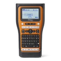 Brother PT-E560BTSP Rotuladora Electronica Bluetooth - Con Conexion a PC - Pantalla LCD - Ancho Max. de Cinta 18mm - Velocidad de Impresion 30 mm/s - Color Negro/Naranja