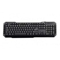 3GO KB Drile Teclado Multimedia Menbrana USB - 105 Teclas + 10 Multimedia - Color Negro