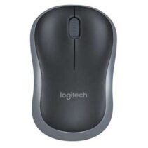 Logitech M185 Raton Inalambrico 1000dpi - 3 Botones - Uso Ambidiestro - Color Negro/Gris