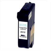 HP 45/15 Negro Cartucho de Tinta Pigmentada Generico - Reemplaza 51645AE/C6615DE