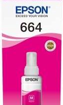 Epson T6643 Magenta Botella de Tinta Original - C13T664340