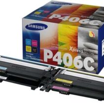 Samsung CLP360/CLX3305 Pack de 4 Cartuchos de Toner Originales - CLT-P406C/SU375A