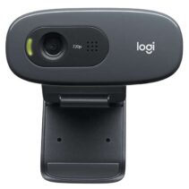 Logitech C270 Webcam HD 720p - 3Mpx - USB 2.0 - Microfono Integrado - Angulo de Vision 60º - Enfoque Fijo - Cable de 1.50 - Color Negro