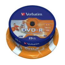 Verbatim DVD-R Printables 16x 4.7GB (Tarrina 25 Uds)