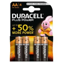 Duracell MN1500B4 Pilas Alcalinas AA LR6 1.5V Plus Power (4 unidades)