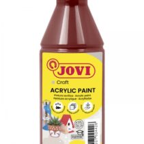 Jovi Jovidecor Acryl Pintura Acrilica Satinada - Alto Poder Cubriente - Facil Aplicacion - Resistente al Agua y Jabon - Color Marrón