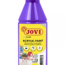 Jovi Jovidecor Acryl Pintura Acrilica - Acabado Satinado - Alto Poder Cubriente - Facil Aplicacion - Multiusos - Resistente al Agua y Jabon - Color Morado