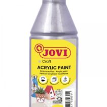 Jovi Jovidecor Acryl Pintura Acrilica Satinada - Alto Poder Cubriente - Facil Aplicacion - Resistente al Agua y Jabon - Color Gris