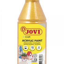 Jovi Jovidecor Acryl Pintura Acrilica Satinada - Pintura Acrilica Base Agua - Acabado Satinado - Alto Poder Cubriente - Aplicable en Cualquier Superficie - Color Naranja