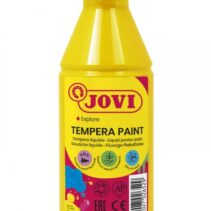 Jovi Tempera Paint Tempera Liquida - Base Agua - Lista para Usar - Alto Poder Cubriente - Secado Rapido - Excelente Rendimiento - Facil Aplicación - Color Amarillo