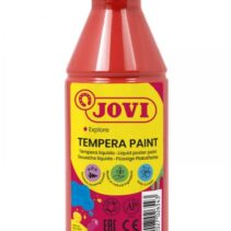 Jovi Tempera Paint Tempera Liquida - Base Agua - Lista para Usar - Alto Poder Cubriente - Secado Rapido - Fluidez Optima - Adherencia en Multiples Superficies - Color Rojo