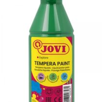 Jovi Tempera Paint Tempera Liquida - Base Agua - Lista para Usar - Alto Poder Cubriente - Secado Rapido - Excelente Rendimiento - Facil Aplicación - Color Verde