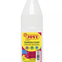 Jovi Tempera Paint Tempera Liquida 500ml - Base Agua - Lista para Usar - Alto Poder Cubriente - Secado Rapido - Excelente Fluidez - Adherencia en Multiples Superficies - Color Blanco