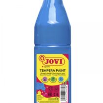 Jovi Tempera Paint Tempera Liquida 500ml - Base Agua - Lista para Usar - Alto Poder Cubriente - Secado Rapido - Excelente Fluidez - Adherencia en Multiples Superficies - Color Azul Cyan