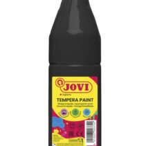 Jovi Tempera Paint Tempera Liquida 500ml - Base Agua - Lista para Usar - Alto Poder Cubriente - Secado Rapido - Excelente Fluidez - Adherencia en Multiples Superficies - Color Negro