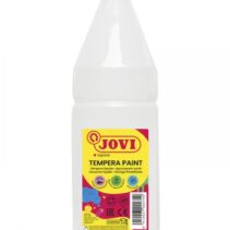 Jovi Tempera Paint Tempera Liquida 500ml - Base Agua - Lista para Usar - Alto Poder Cubriente - Secado Rapido - Excelente Fluidez - Adherencia en Multiples Superficies - Color Blanco