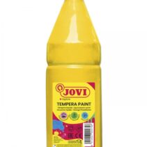 Jovi Tempera Paint Tempera Liquida - Base Agua - Lista para Usar - Alto Poder Cubriente - Secado Rapido - Excelente Fluidez - Adherencia en Multiples Superficies - Color Amarillo