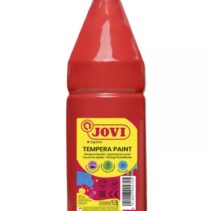 Jovi Tempera Paint Tempera Liquida - Base Agua - Lista para Usar - Alto Poder Cubriente - Secado Rapido - Excelente Fluidez - Adherencia en Multiples Superficies - Color Rojo