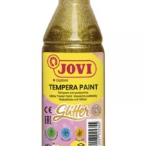 Jovi Glitter Tempera - Tempera Liquida Base Agua - Particulas de Purpurina - Excelente Rendimiento - Secado Rapido - Fluidez Optima - Adherencia en Multiples Superficies - Color Oro