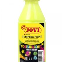 Jovi Tempera Paint Tempera Liquida Fosforescente - Brilla en la Oscuridad - Secado Rapido - Excelente Adherencia - Lista para Usar - Color Verde