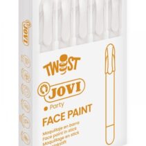 Jovi Twist Stick de Pintura de Cara - Hipoalergenico - Base Agua - Facil Aplicacion - Gran Cobertura - Secado Rapido - Facil de Retirar - Libre de Parabenos y Alergenos - Color Blanco