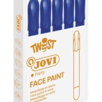 Jovi Twist Stick de Pintura de Cara - Hipoalergenico - Base Agua - Facil Aplicacion - Gran Cubricion - Seca Rapido - Facil de Retirar - sin Parabenos - Color Azul