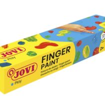 Jovi Finger Paint Estuche de 5 Botes 35ml Pintura de Dedos - Ingredientes Naturales - Mezclables - Textura Gelatinosa - Lavable - Color Surtido