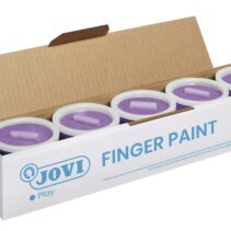 Jovi Bote de Pintura de Dedos - 125ml - Colores Mezclables - Textura Gelatinosa - Lavable - sin Gluten Ni Alergenos - No Toxico - Color Morado