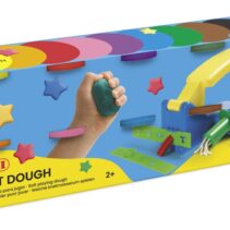 Jovi Soft Dough Blandiver Estuche de 10 Botes 110gr - Blanda y Flexible - Facil de Amasar y Moldear - Ideal para Iniciacion al Modelaje - Fomenta Creatividad y Motricidad Fina - Color Surtido