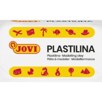 Jovi Caja de 30 Pastilla de Plastilinas 50gr - Pasta Vegetal - No Se Seca - sin Gluten - Inocua - Facil de Moldear - Ideal para Figuras Voluminosas - Color Blanco