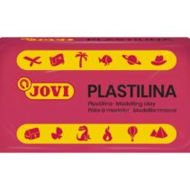 Jovi Caja de 30 Pastillas de Plastilina 50gr - Muy Moldeable - No Se Seca - sin Gluten - Libre de Alergenos - No Toxica - Color Rojo