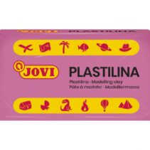 Jovi Caja de 30 Pastillas de Plastilina 50gr - Pasta Vegetal - No Endurece - sin Gluten - Inocua - Facil de Moldear - Ideal para Volumen - Color Rosa