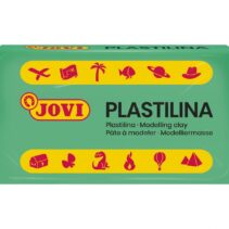 Jovi Caja de 30 Pastillas de Plastilina 50gr - Muy Moldeable - No Se Seca - sin Gluten - Inocua  - Color Verde